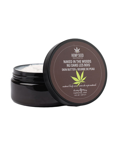 Earthly Body Hemp Seed Skin Butter - 8 oz Jar Naked in the Woods