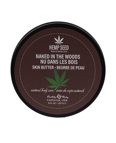 Earthly Body Hemp Seed Skin Butter - 8 oz Jar Naked in the Woods