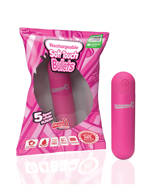 Screaming O Soft Touch Rechargeable Bullet - Pink