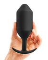 b-Vibe Weighted Snug Plug 7 - 600 g Black