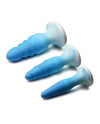 Curve Toys Simply Sweet Silicone Butt Plug Set - Blue