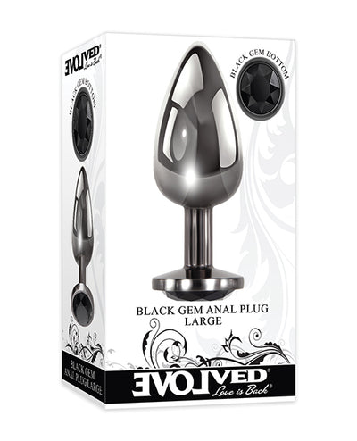 Evolved Black Gem Anal Plug - Assorted Sizes