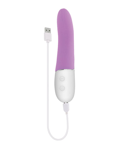 Evolved Slip of the Tongue G-Spot Vibrator - Purple/White