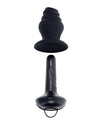 Gender X ECHO Vibrating Shaft w/Removable Silicone Sleeve - Black