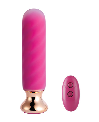 Rose Twister Hands-Free Remote Vibrating Anal Plug