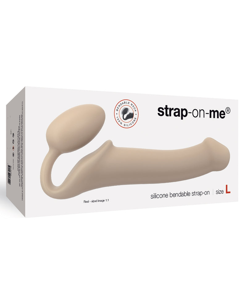 Strap On Me Silicone Bendable Strapless Strap On Large - Assorted Colors