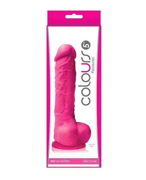 Colours Pleasures 5" Dildo w/Suction Cup - Pink