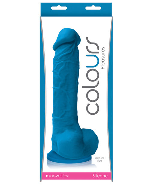 Colours Pleasures 8" Dildo w/Suction Cup - Assorted Colors