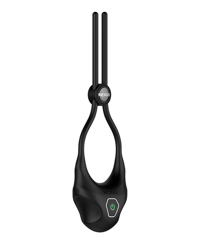 Nexus Forge Single Lasso Vibrating Cock Ring - Black