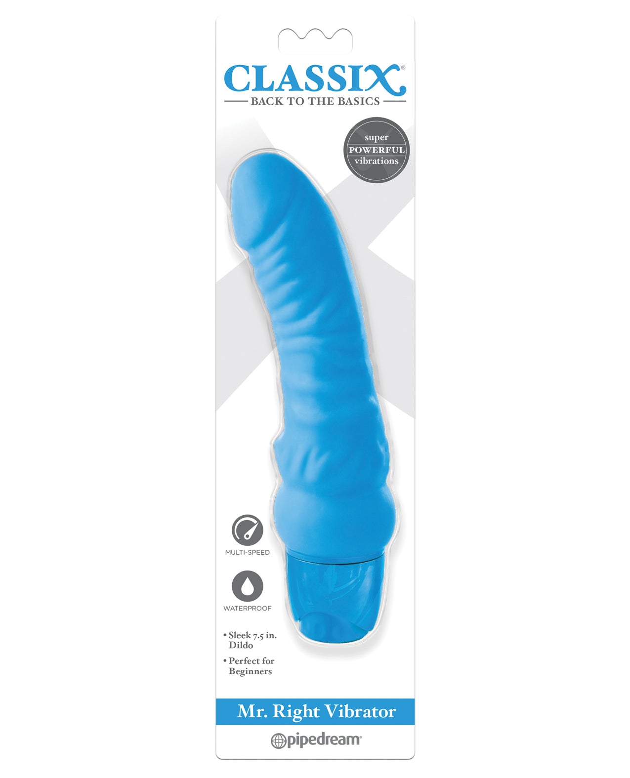 Classix Mr Right Vibrator - Assorted Colors