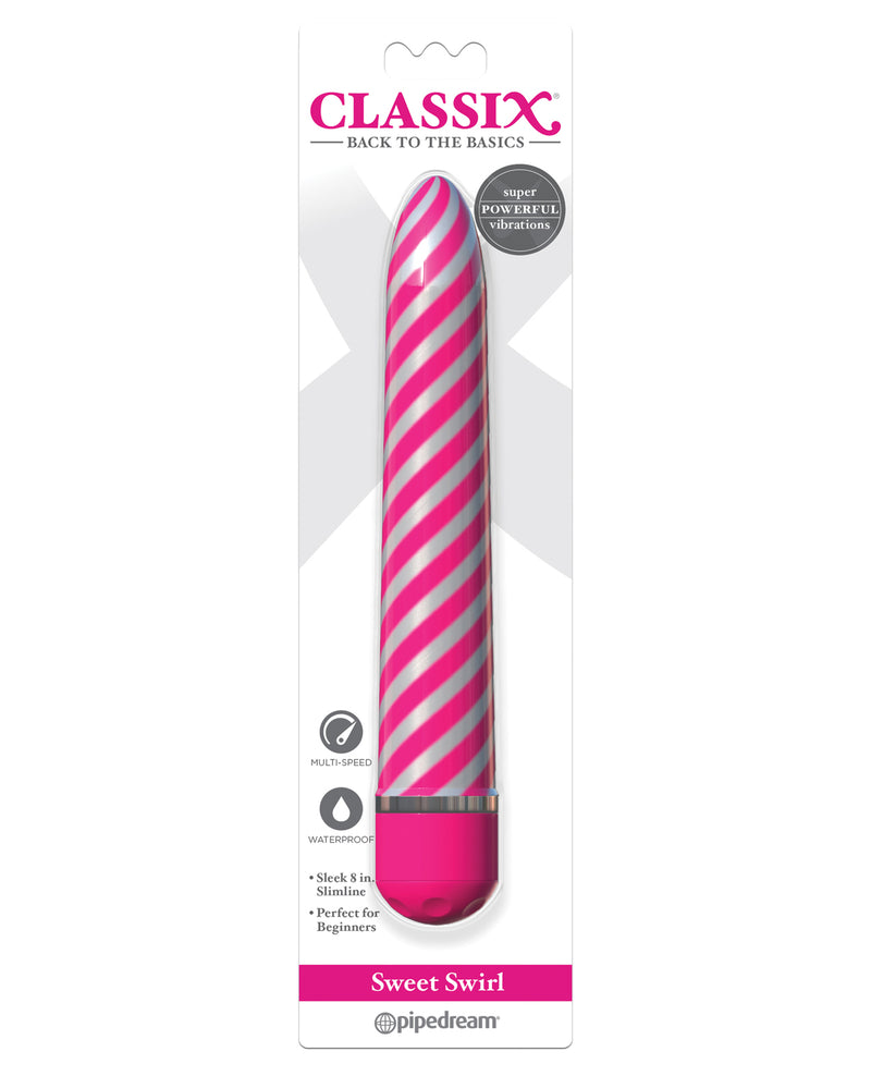 Classix Sweet Swirl Vibrator - Assorted Colors