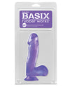 Basix Rubber Works 6.5" Dong w/Suction Cup