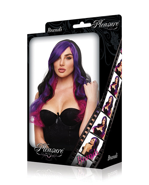 Pleasure Wigs Brandi - Black/Purple