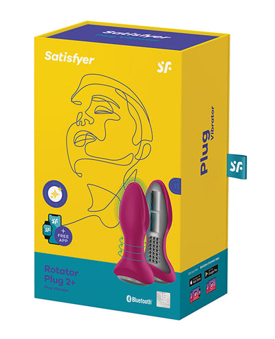 Satisfyer Rotator Plug 2+ - Fuchsia