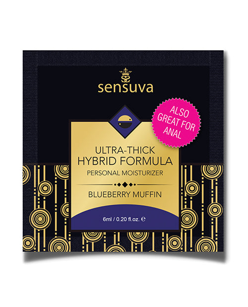 Sensuva Ultra Thick Hybrid Personal Moisturizer Single Use Packet - Assorted Scents