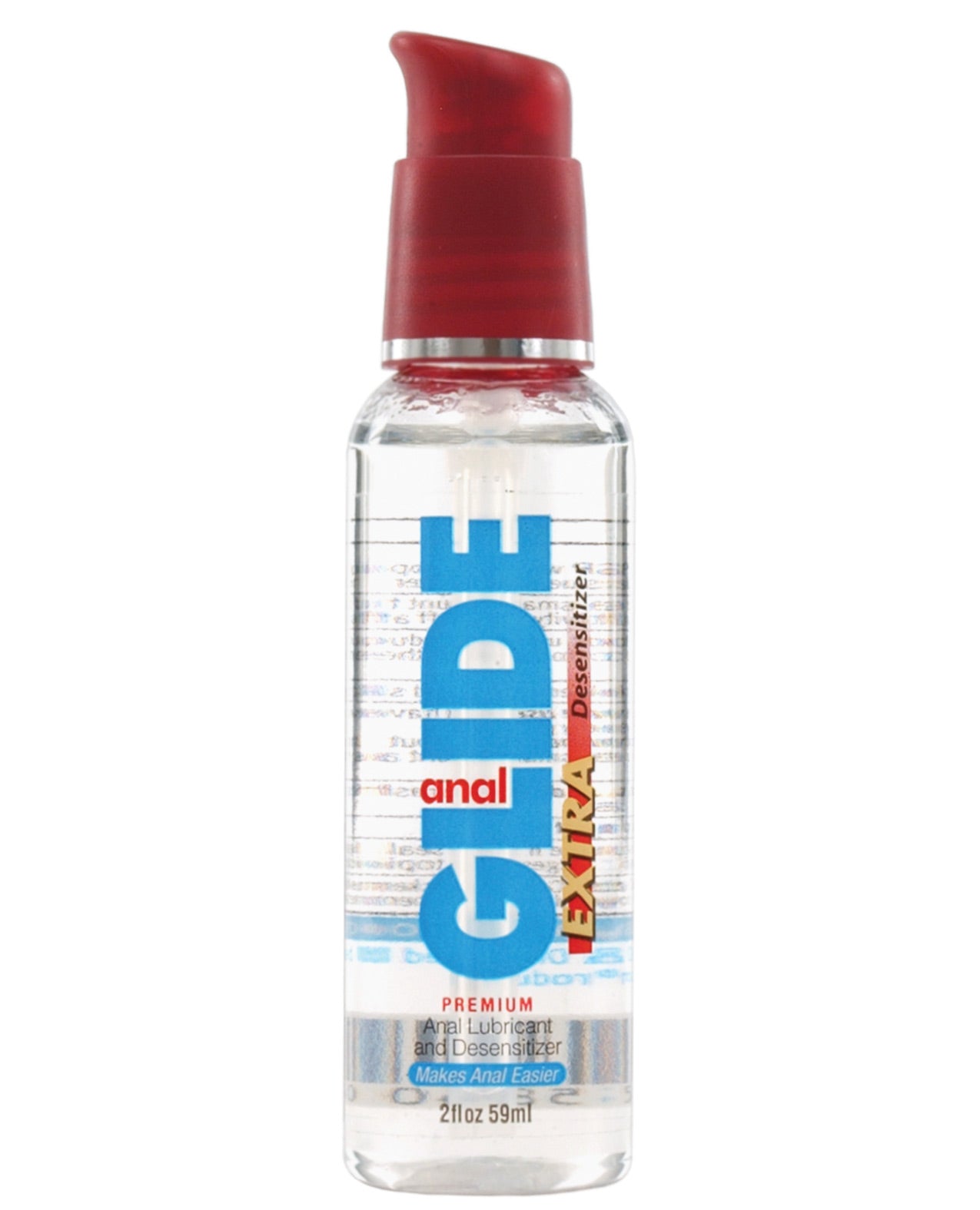 Anal Glide Extra Anal Lubricant & Desensitizer - 2 oz Pump Bottle