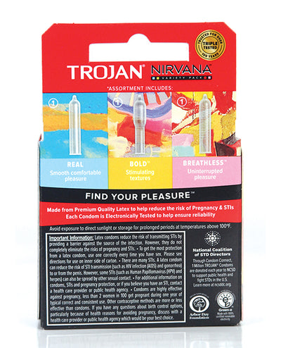 Trojan Nirvana Condom - Pack of 3