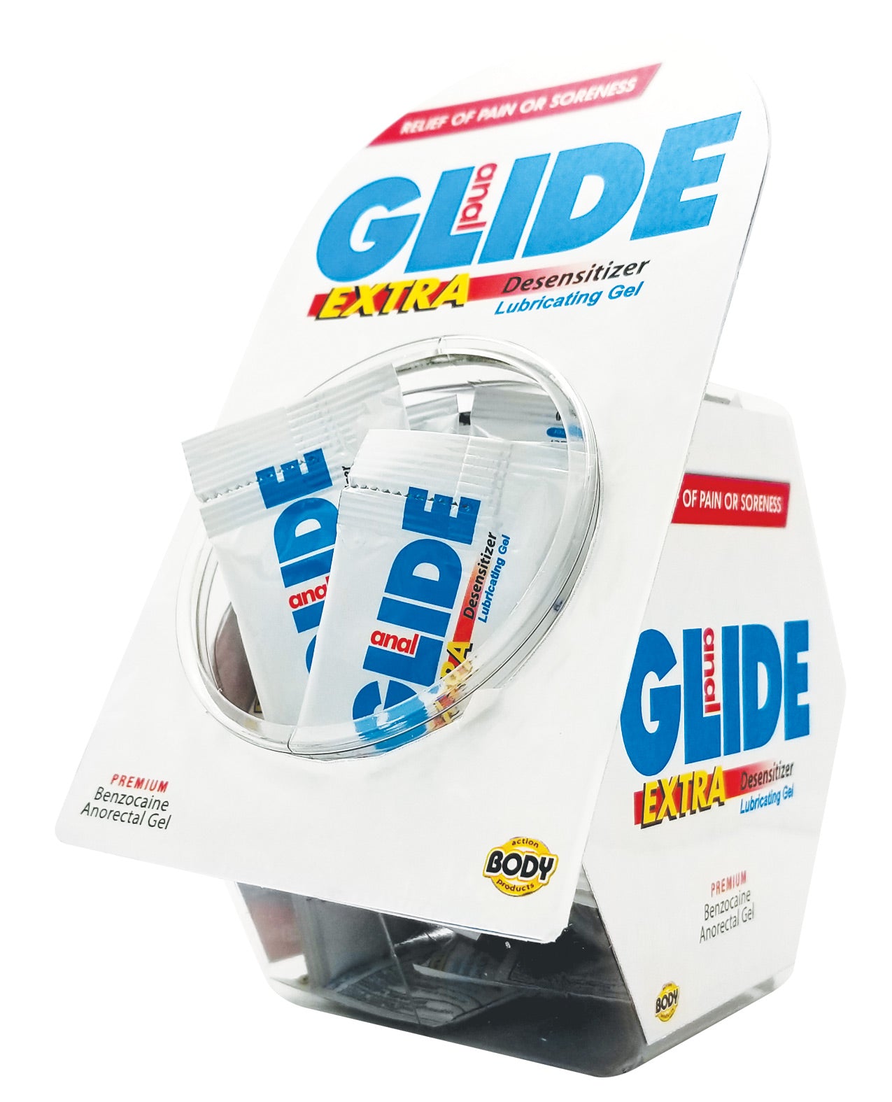 Anal Glide Extra Sample Packet - Box of 50