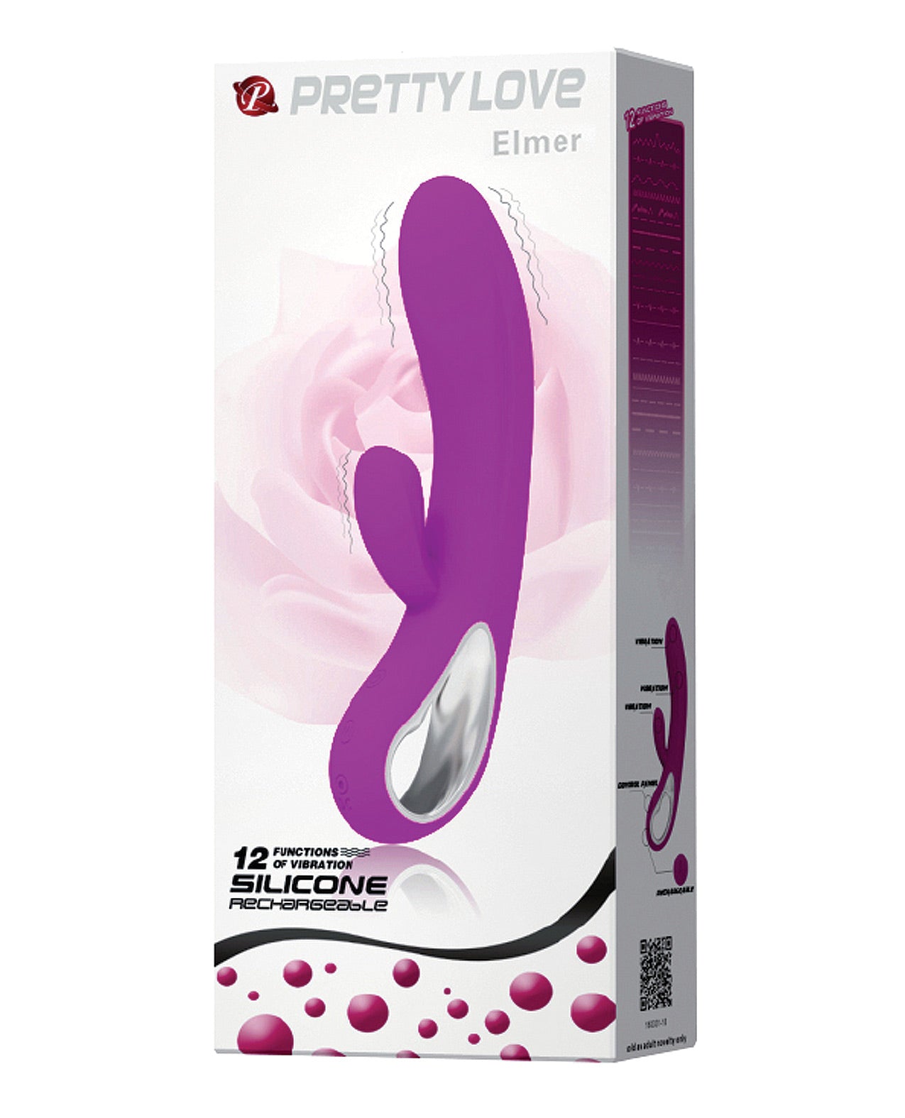 Pretty Love Elmer Rabbit w/Handle - 12 Function Fuchsia