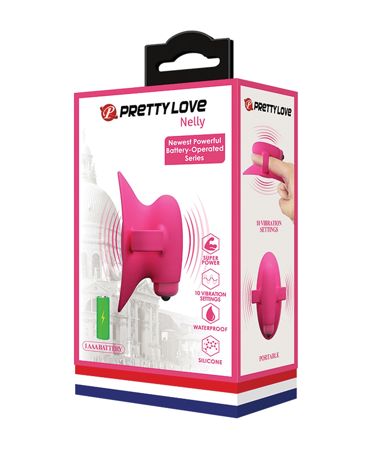 Pretty Love Nelly Finger Battery Vibe - Pink