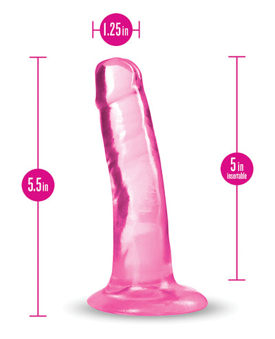 Blush B Yours Plus 5.5" Hard n' Happy Dildo - Pink