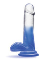 Blush B Yours 6" Stella Blue Dildo - Blue