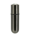 First Class Mini Rechargeable Bullet w/Crystal - 9 Functions Gun Metal