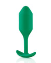 b-Vibe Weighted Snug Plug 2 - 114 g Green