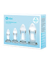 b-Vibe Glass Anal Dilator 4 pc Set