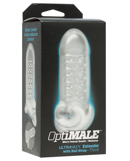 OptiMale Extender w/Ball Strap Thick - Frost