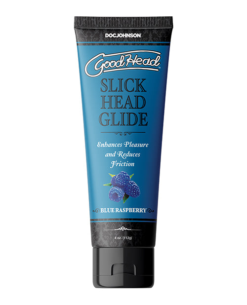 GoodHead Slick Head Glide - 4 oz Blue Raspberry