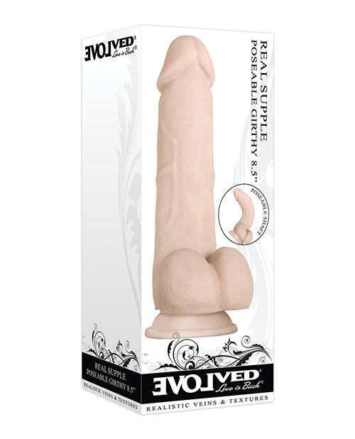 Evolved Real Supple Poseable Girthy 8.5" - Assorted Tones