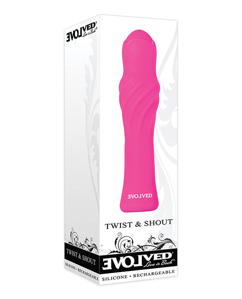 Evolved Twist & Shout Rechargeable Bullet - Pink