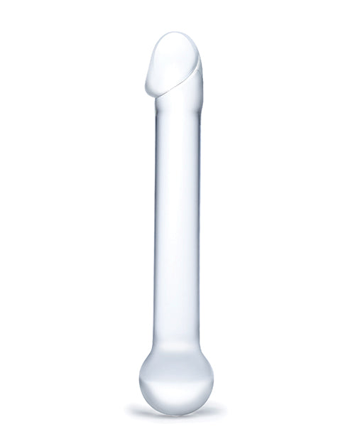 Glas 7" Realistic Head Glass Dildo - Clear