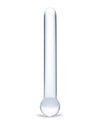 Glas 7" Straight Glass Dildo - Clear