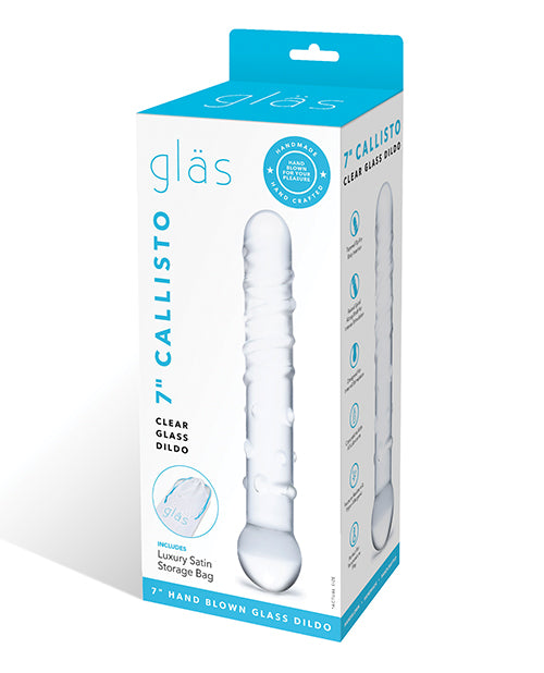 Glas Callisto Glass Dildo - Clear