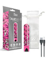 Buzzed 3.5" Rechargeable Bullet - Blazing Beauty Pink