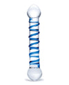 Glas 6.5" Spiral Dildo