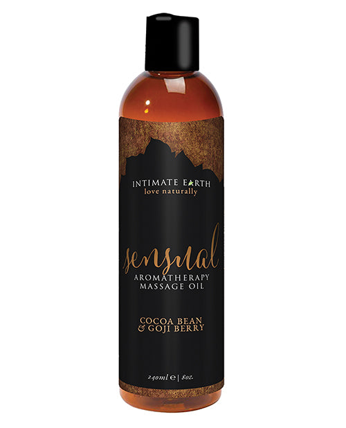 Intimate Earth Sensual Massage Oil - Cocoa Bean & Gogi Berry