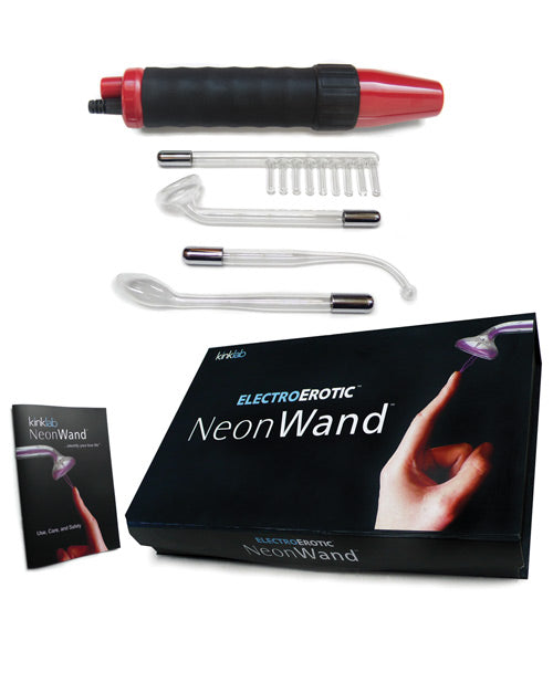 KinkLab Red Handle Neon Wand w/Red Electrode