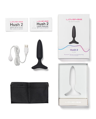 Lovense Hush 2 1" Butt Plug - Assorted Sizes