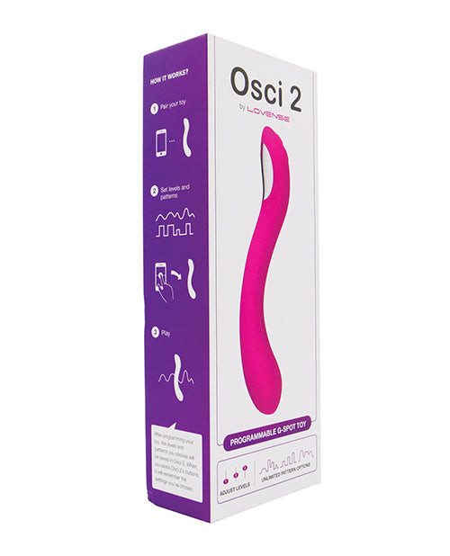 Lovense Osci 2 Oscillating G Spot Vibrator - Pink