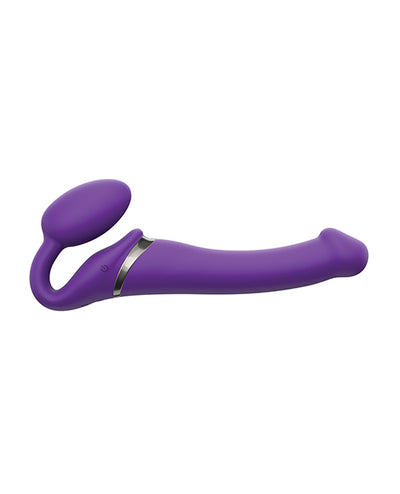 Strap On Me Vibrating Bendable M Strapless Strap On - Purple