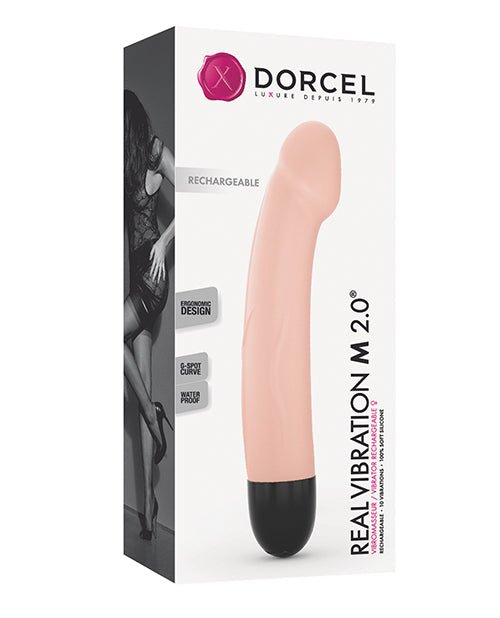 Dorcel Real Vibration M 8.5" Rechargeable Vibrator - Assorted Colors