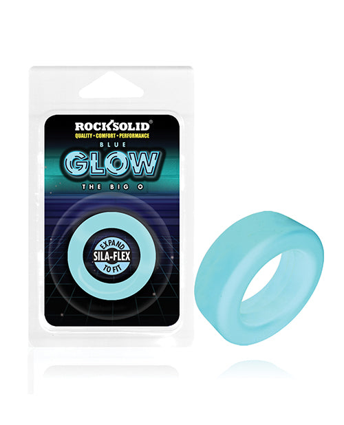 Rock Solid Glow in the Dark  Big O Ring - Blue