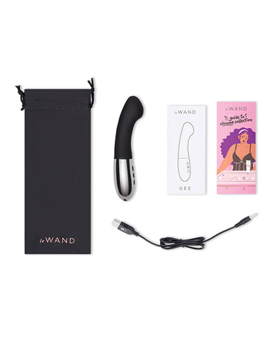 Le Wand GEE G-Spot Targeting Rechargeable Vibrator - Black