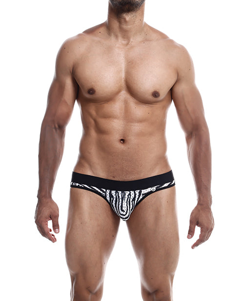 Male Basics MOB Aero Jock Zebra MD