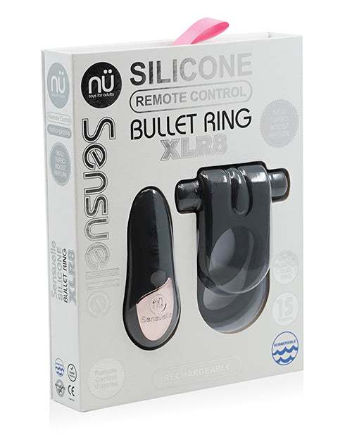 Sensuelle Silicone Remote Control XLR8 Turbo Boost Bullet Ring