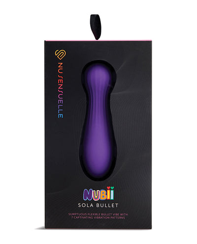 Nu Sensuelle Sola Nubii Flexible Bullet - Purple