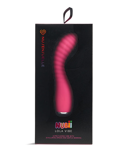 Nu Sensuelle Lola Nubii Flexible Warming Vibe - Pink